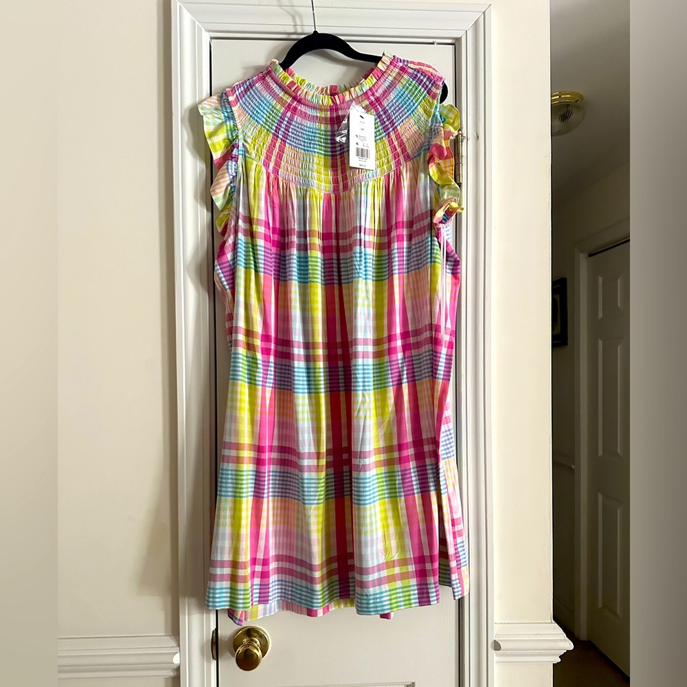 Plus Size Smocked Crown and Ivy Dress